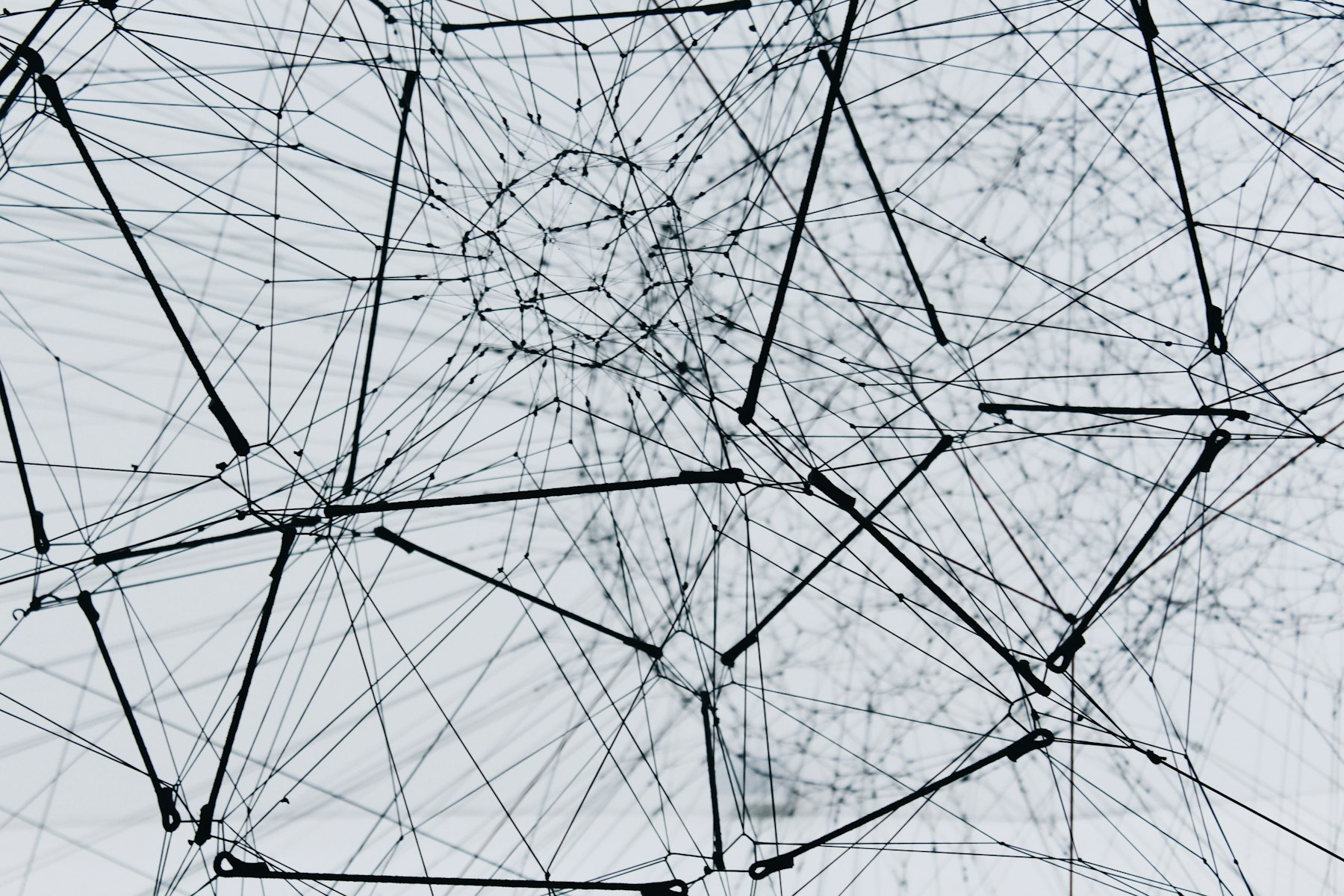 A real photograph of communications network prepared for long-term evolution